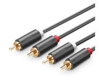 UGREEN Przewód 2RCA Cinch do 2RCA Cinch AV104 5m czarny - 1501466 - zdjęcie 2